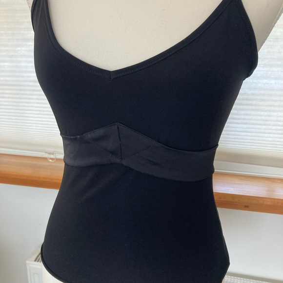 Axara black tank top with bow. New - Picture 6 of 6